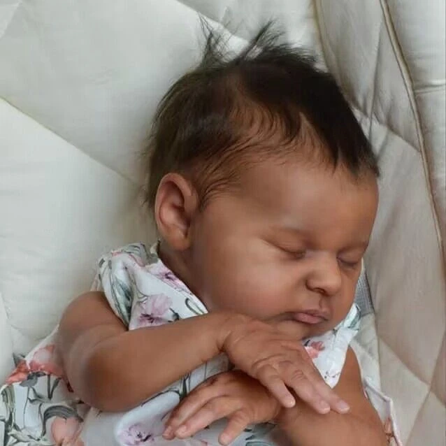 Vinyl African American Reborn Doll